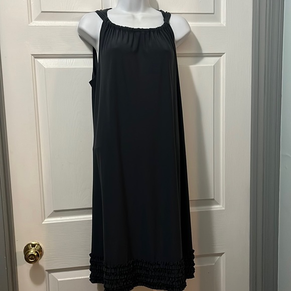 Forever Dresses & Skirts - Sleeveless midi dress with a ruffle bottom.